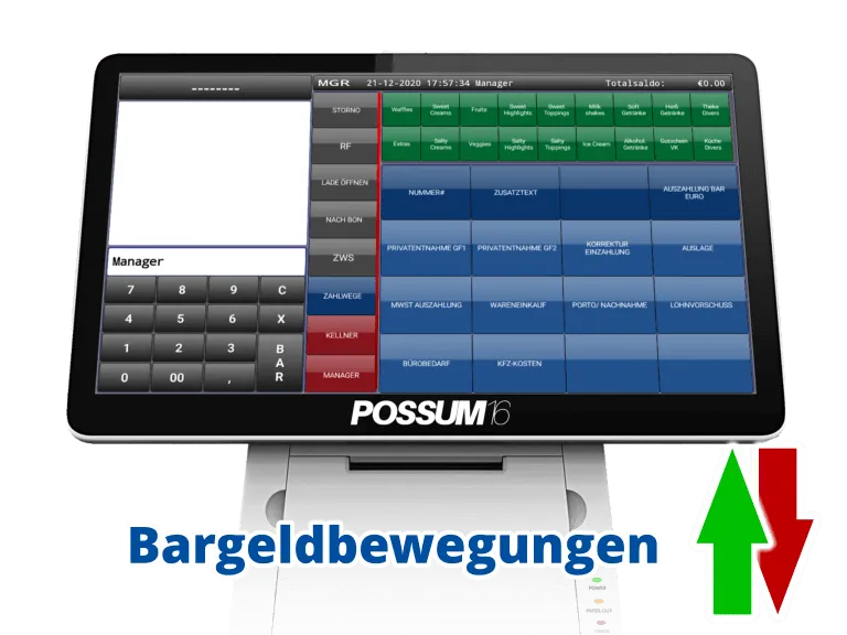 All-in-One Kassensysteme Bargeldbewegung mit Kassenbuch und DATEV Schnittstelle MeinFiskal