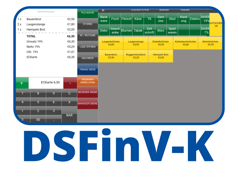 Kassensysteme Datensatz Finanzverwaltung Kasse DSFinV-K