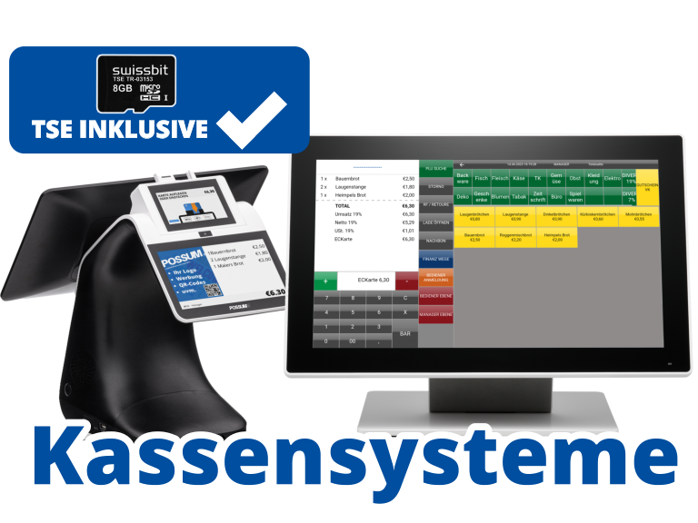 Kassensysteme und Registrierkasse Dienstleistungen