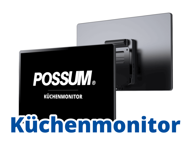 Küchenmonitor für schnelleres Arbeiten